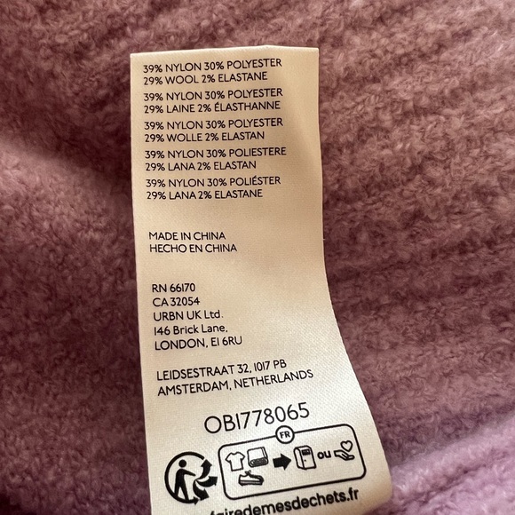 Cozy Free People Mini Dress Wool Blend - Picture 4 of 6